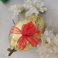 pap-aeg-guldfolie-roed-sloejfe-GDR-gammelt-tysk-paaskeaeg